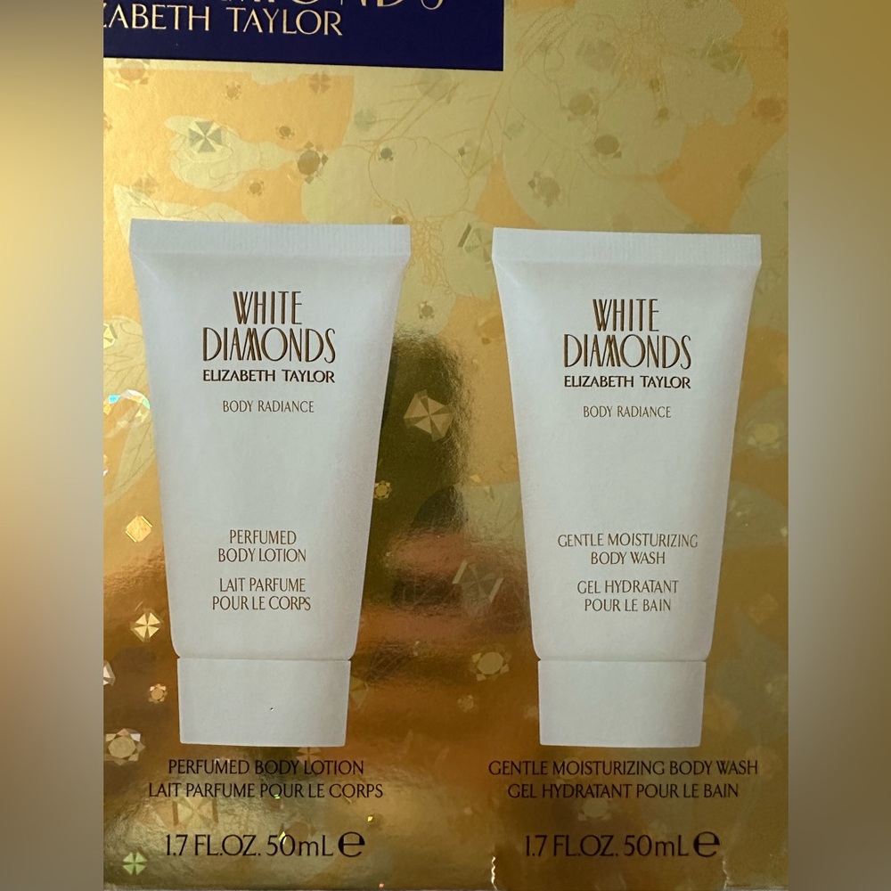 Elizabeth Taylor White Diamonds Gentle Moisturizing Body Wash & Lotion Set